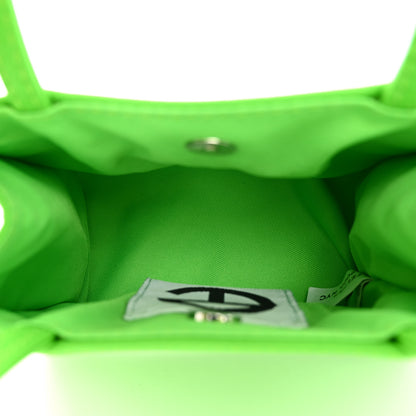 Telfar Vegan Leather Small Shopping Bag Highlighter Green 5 of 9