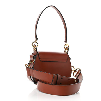 Chloe Calfskin Small Tess Bag Sepia Brown 3 of 9