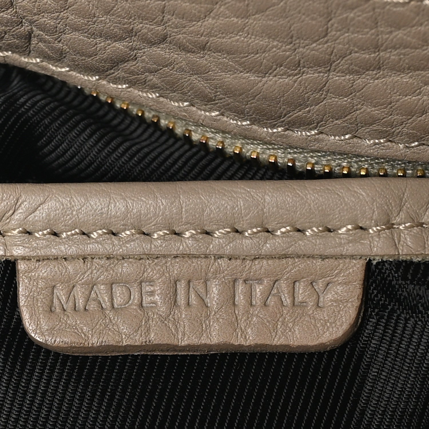Burberry Calfskin Mason Warrior Studded Hobo Taupe 7 of 11