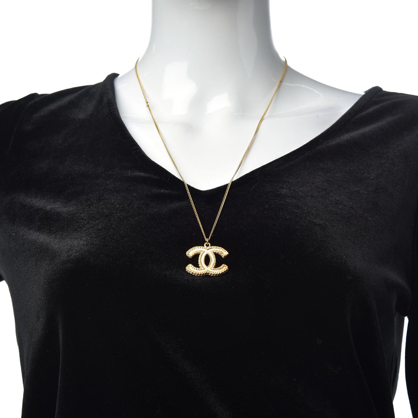 CC Necklace Matte Gold