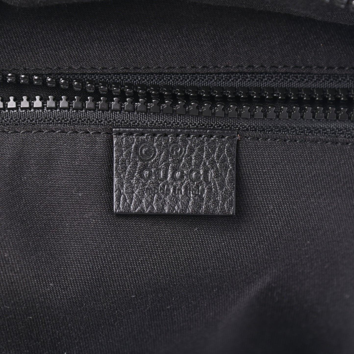 Nylon Monogram Slim Backpack Black