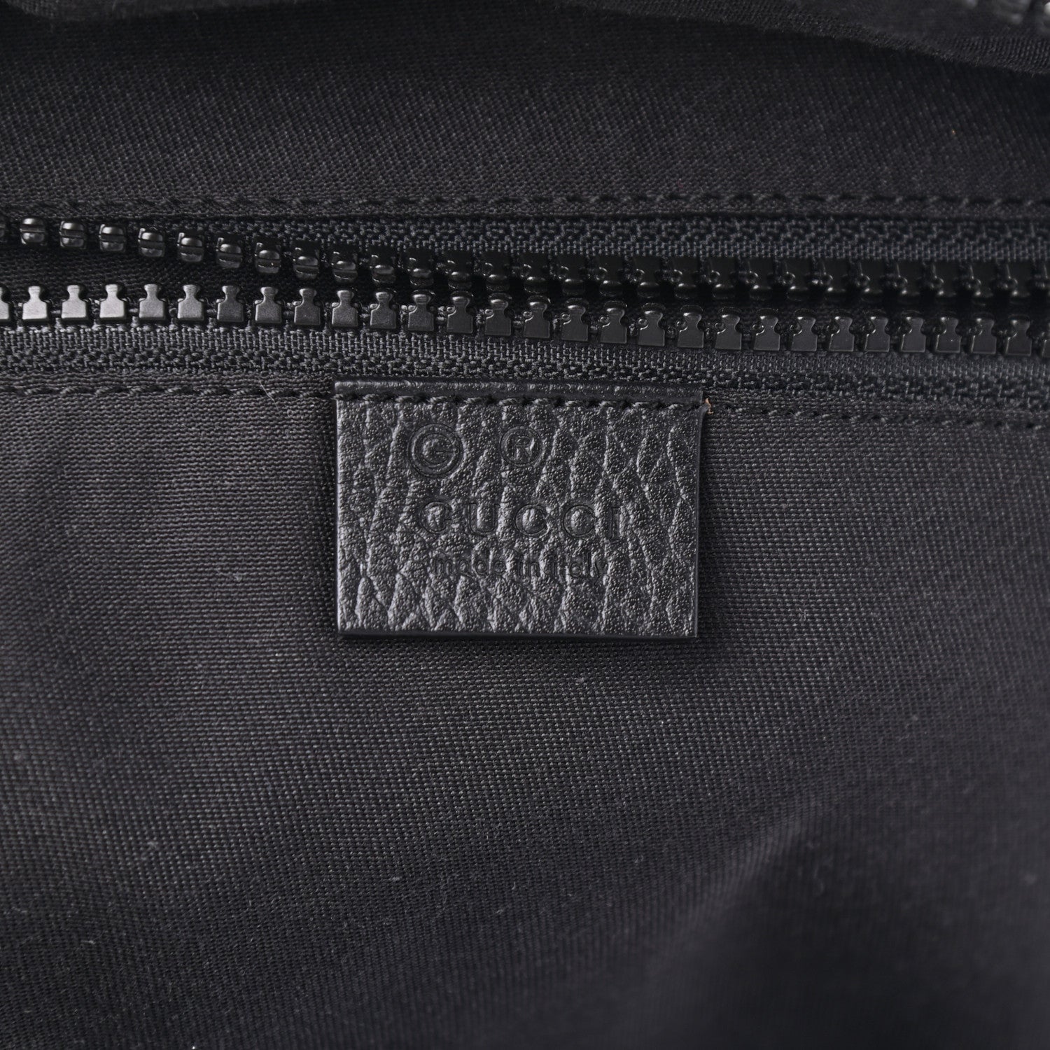 Gucci Nylon Monogram Slim Backpack Black 5 of 5