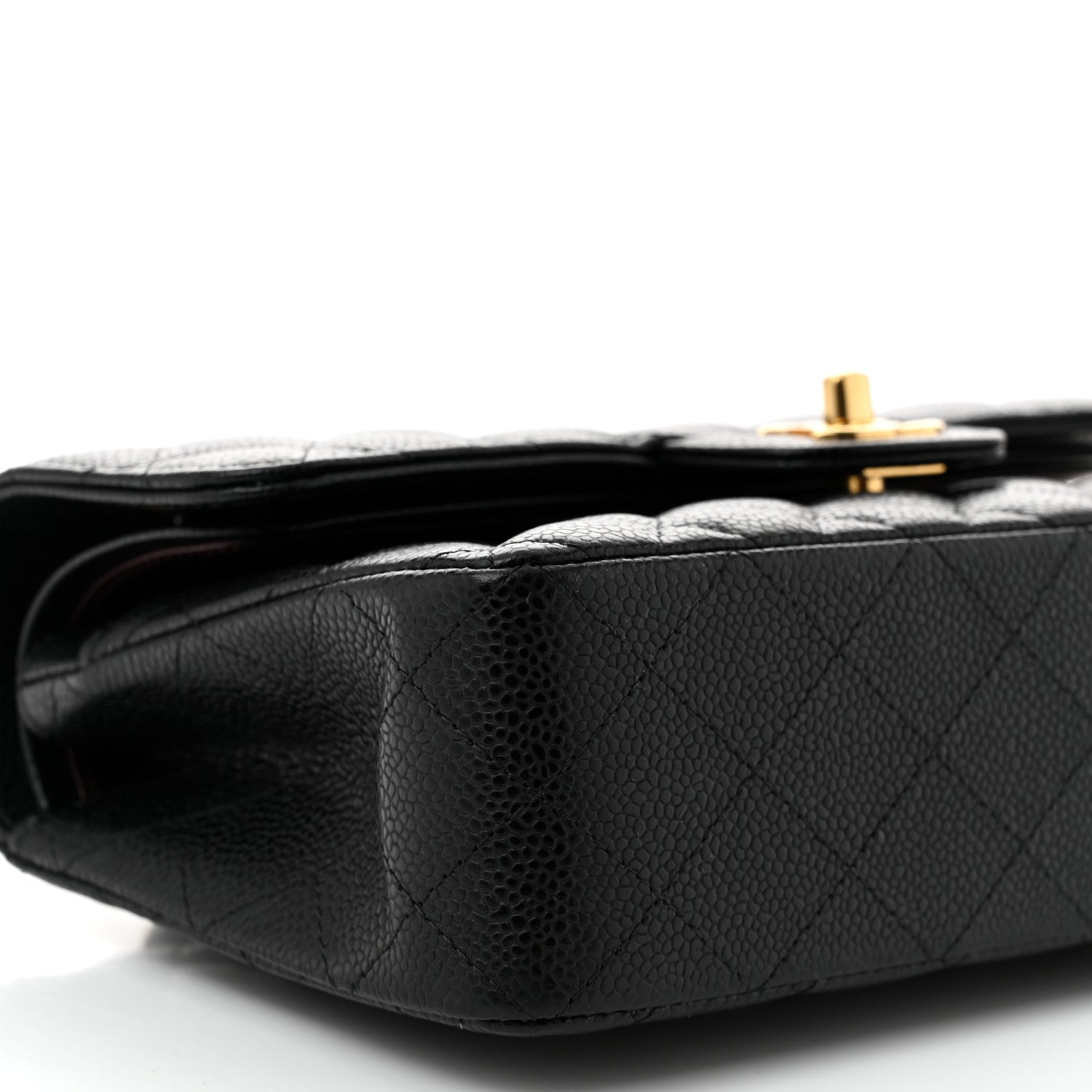 Chanel Caviar Quilted Small Double Flap Black 9 of 10