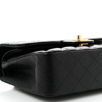 Chanel Caviar Quilted Small Double Flap Black 9 of 10