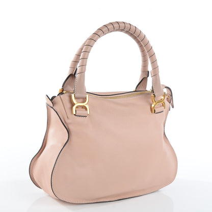 Chloe Calfskin Medium Marcie Satchel Anemone Pink 3 of 8