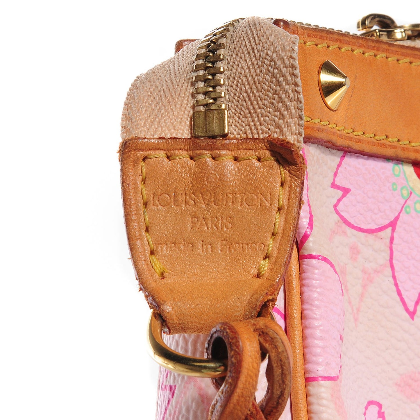 Monogram Cherry Blossom Pochette Accessories Pink