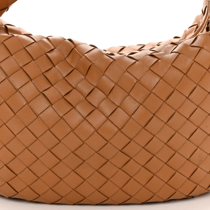 Bottega Veneta Nappa Intrecciato Teen Jodie Hobo Caramel 7 of 9