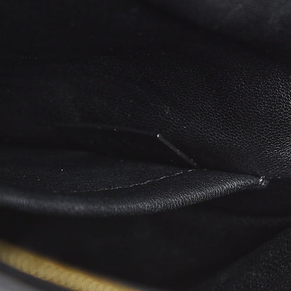 Louis Vuitton Lambskin Malletage Pochette Flap Black 7 of 10