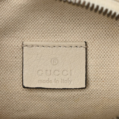 Gucci Grained Calfskin Small Logo Belt Bag White 6 of 10