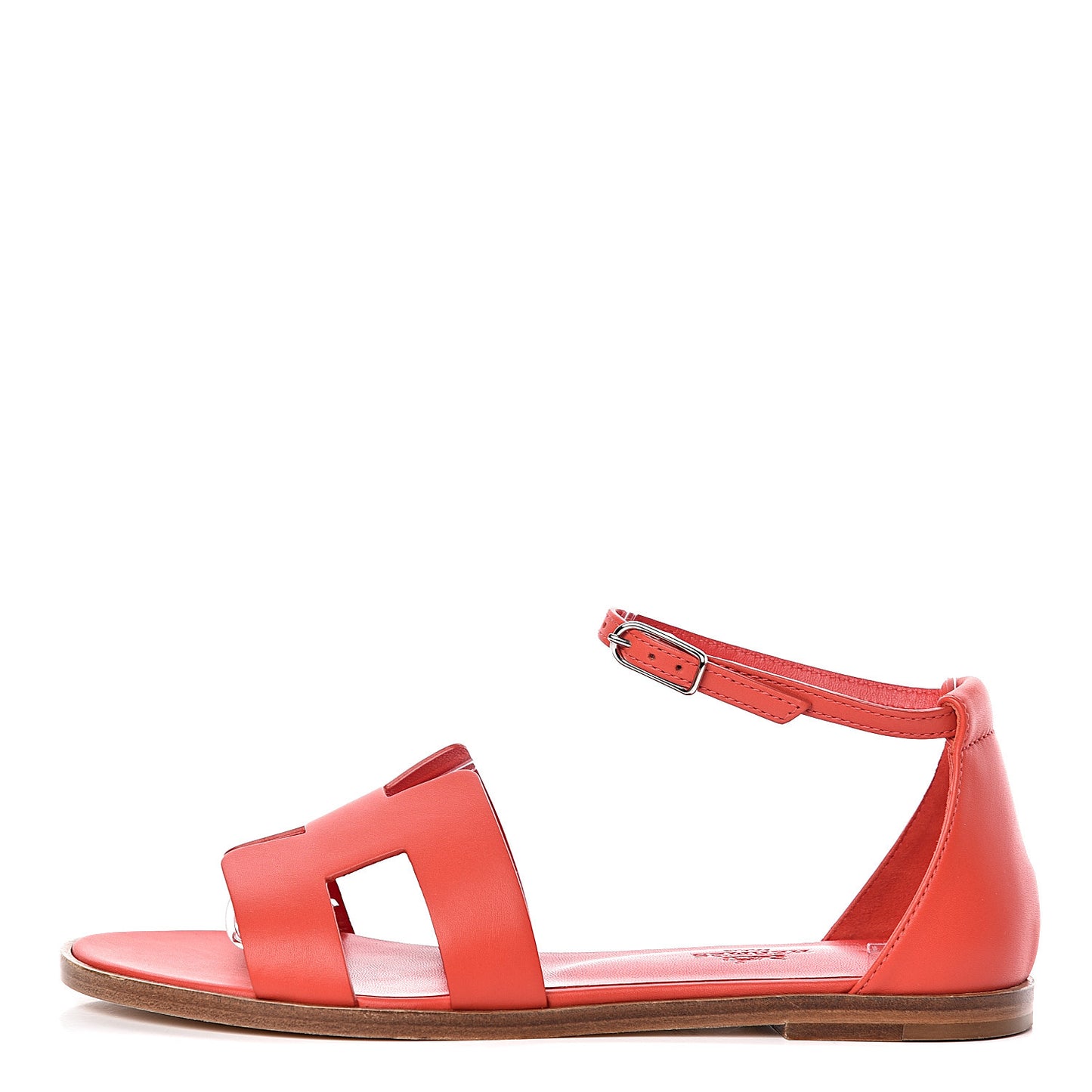 Calfskin Santorini Sandals 36 Pavot