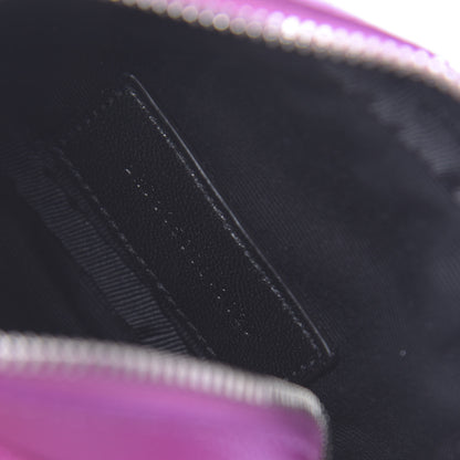 Saint Laurent Grain De Poudre Matelasse Monogram Baby Lou Camera Bag Electric Fuxia 7 of 10