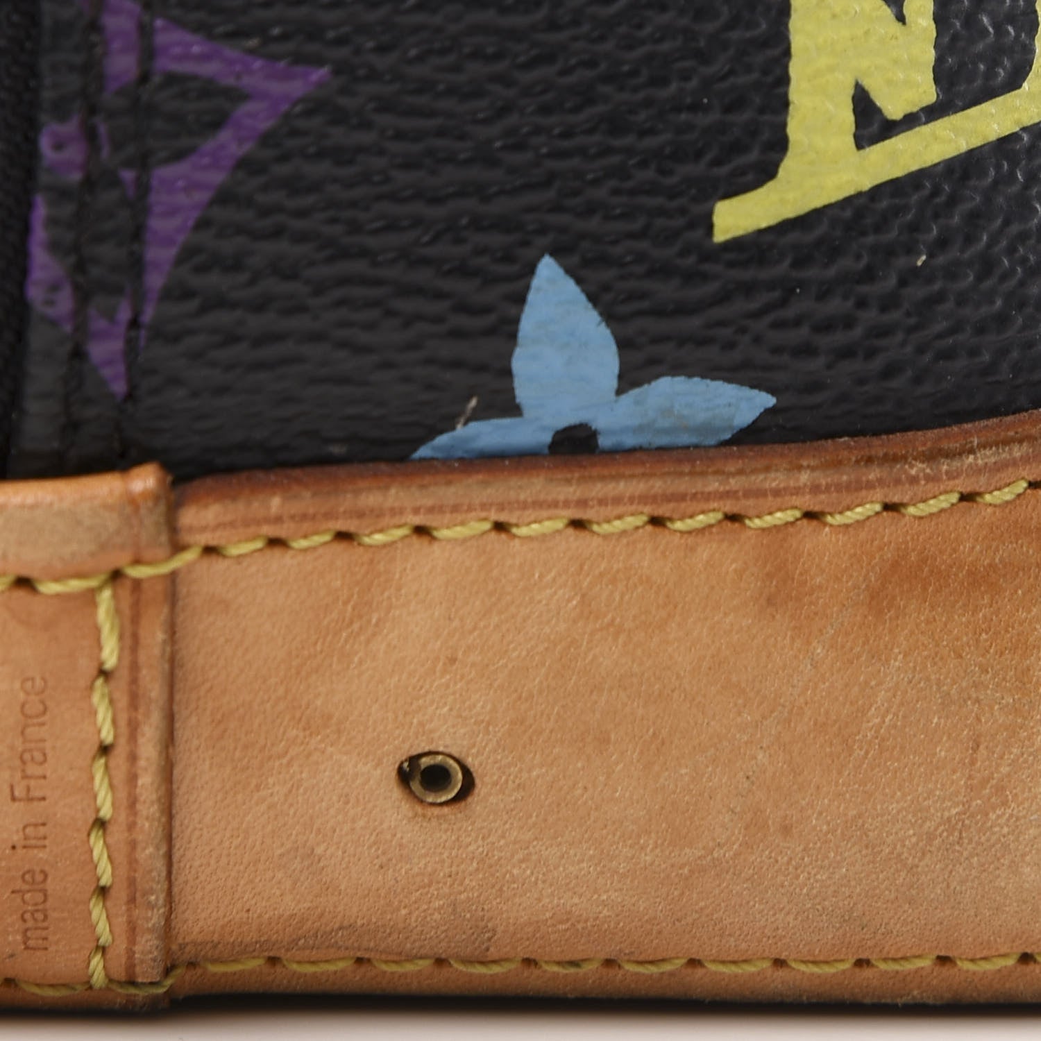 Louis Vuitton Monogram Multicolor Alma Black 10 of 12