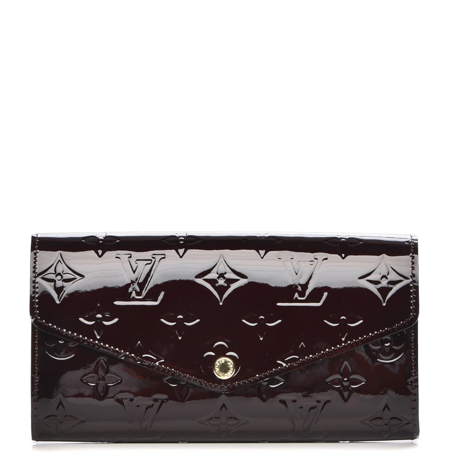 Louis Vuitton Vernis Sarah Wallet NM Amarante 1 of 7