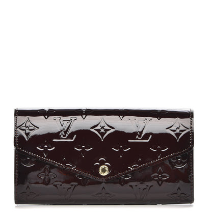 Louis Vuitton Vernis Sarah Wallet NM Amarante 1 of 7