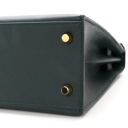 Hermes Epsom Kelly Sellier 25 Vert Cypress 10 of 14