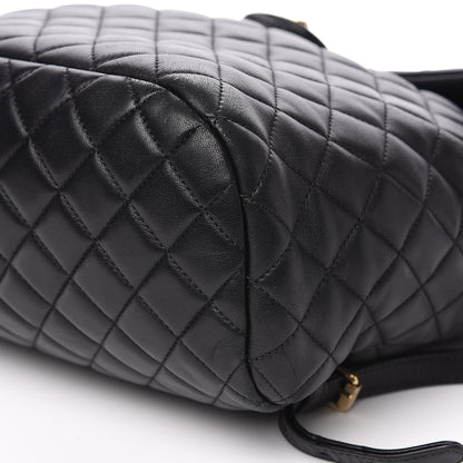 Chanel Lambskin Quilted Large Urban Spirit Backpack Black 10 of 17