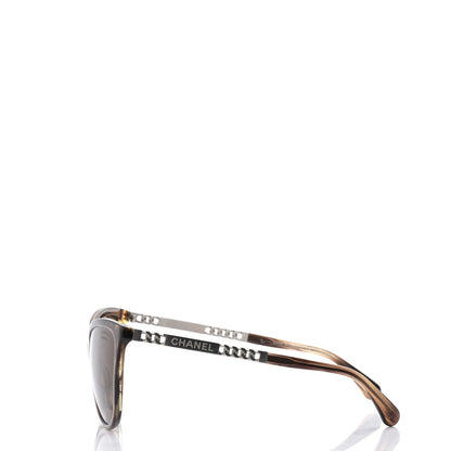 Chanel Chain Sunglasses 5352 Dark Tortoise 3 of 9