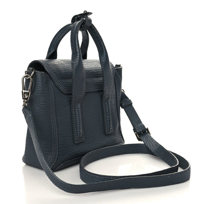 3.1 Phillip Lim Textured Calfskin Mini Pashli Satchel Storm 3 of 11