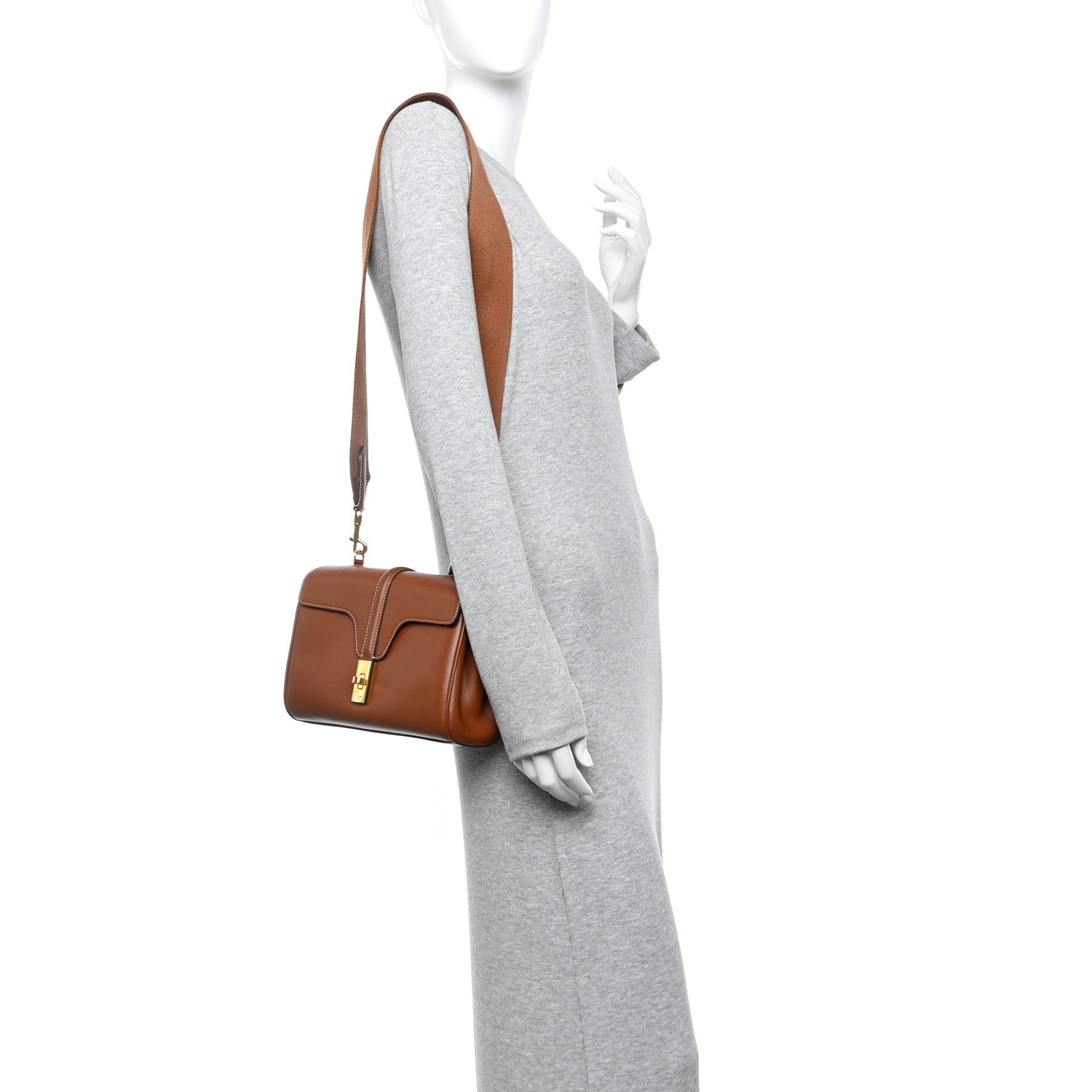Celine Smooth Calfskin Teen 16 Crossbody Bag Soft Tan 2 of 11