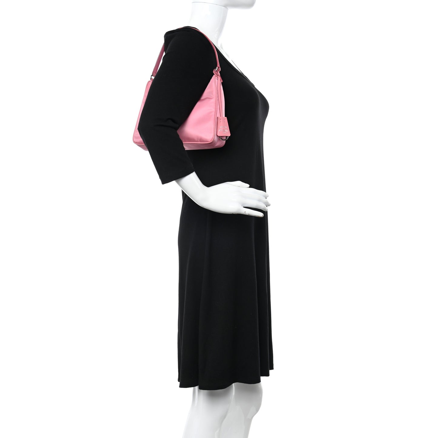 Re-Nylon Saffiano Mini Re-Edition 2005 Bag Rosa