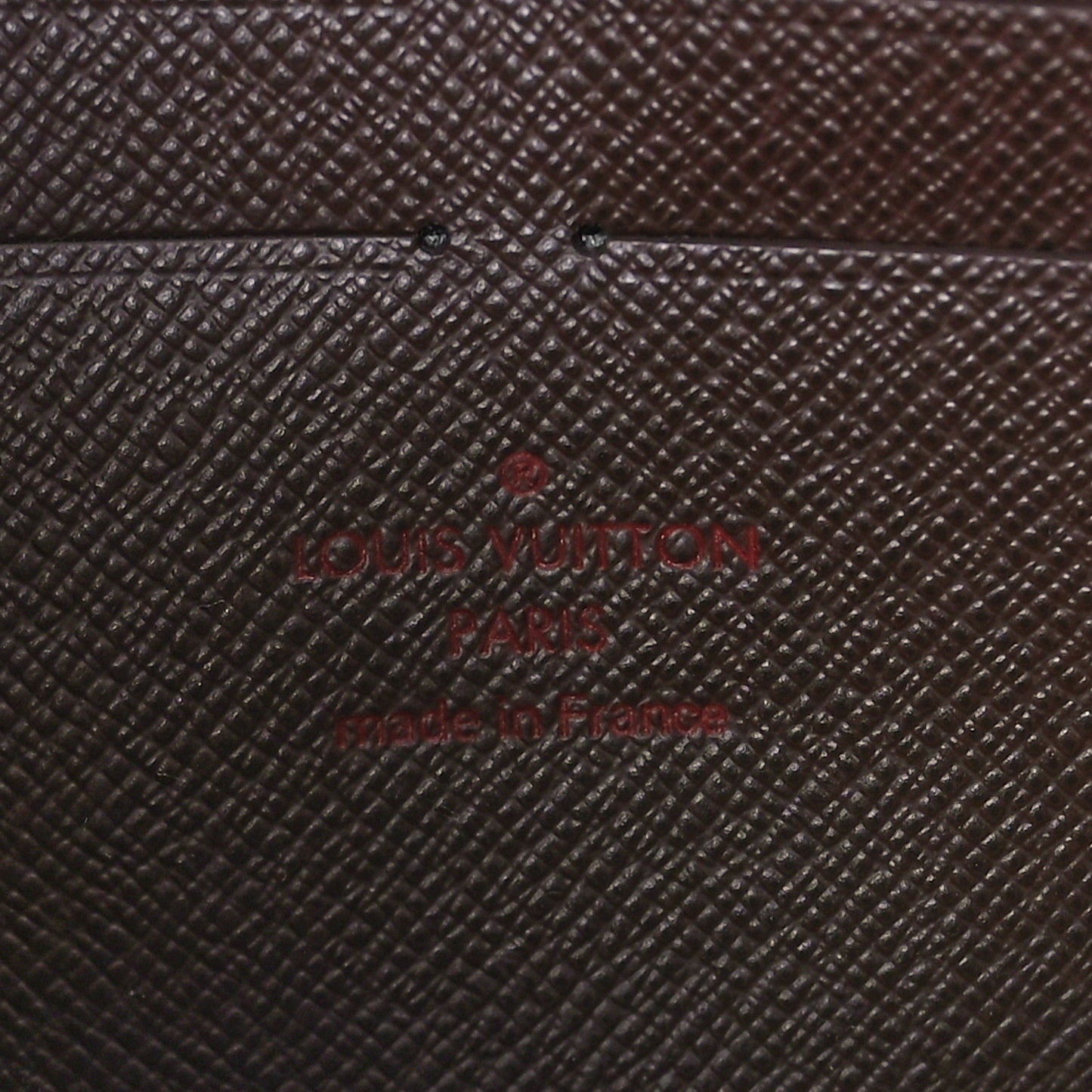 Damier Ebene Zippy Wallet