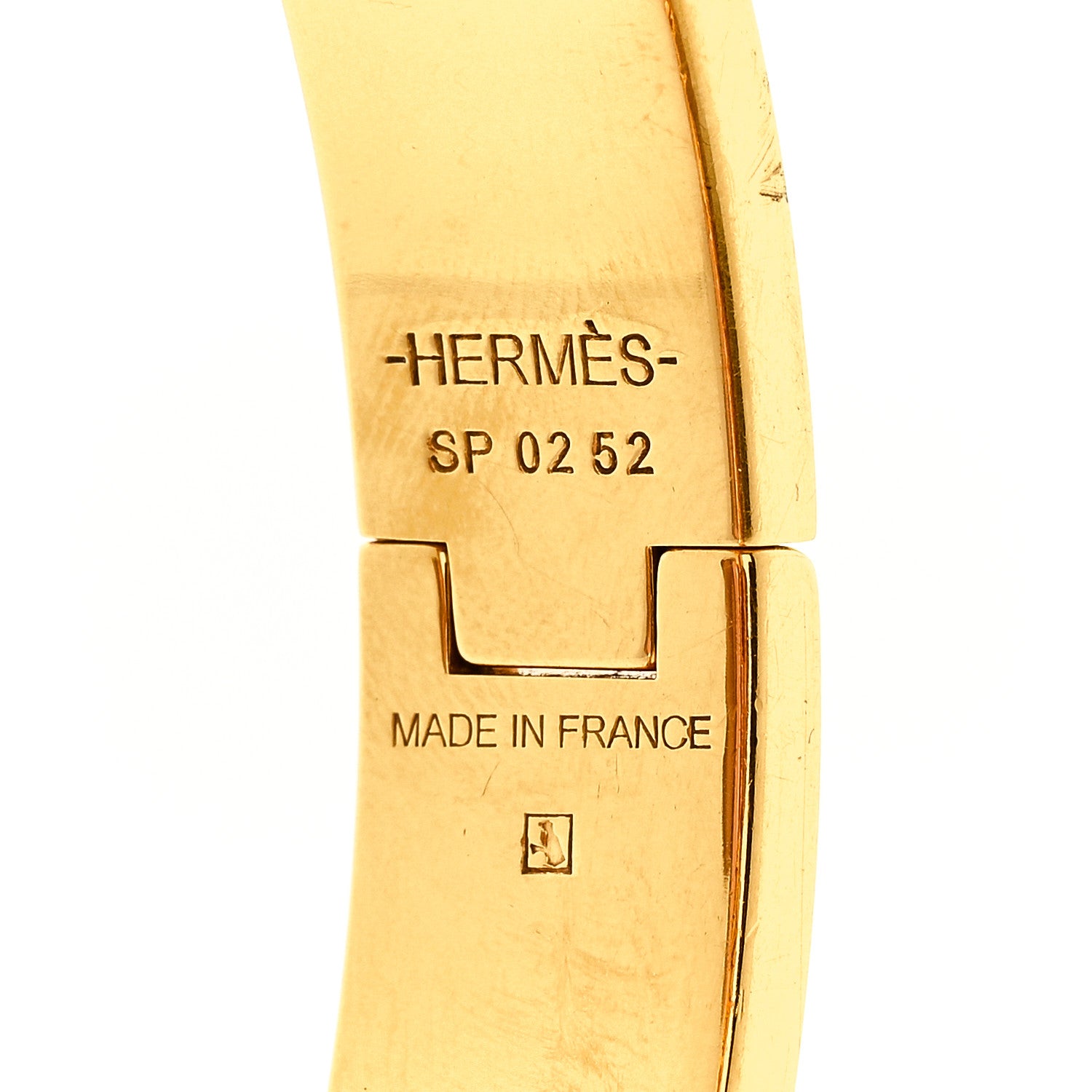 Hermes Enamel Narrow Clic Clac H Bracelet GM Rose Candeur 4 of 6