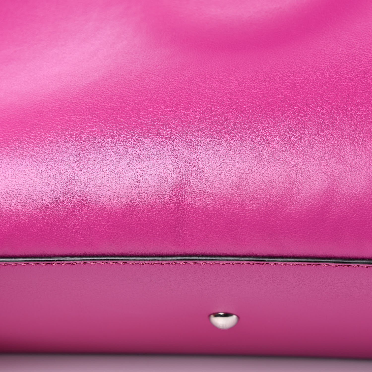 Fendi Vitello Dolce Shiny Nappa Petite 3Jours Tote Magenta Carbone 15 of 18