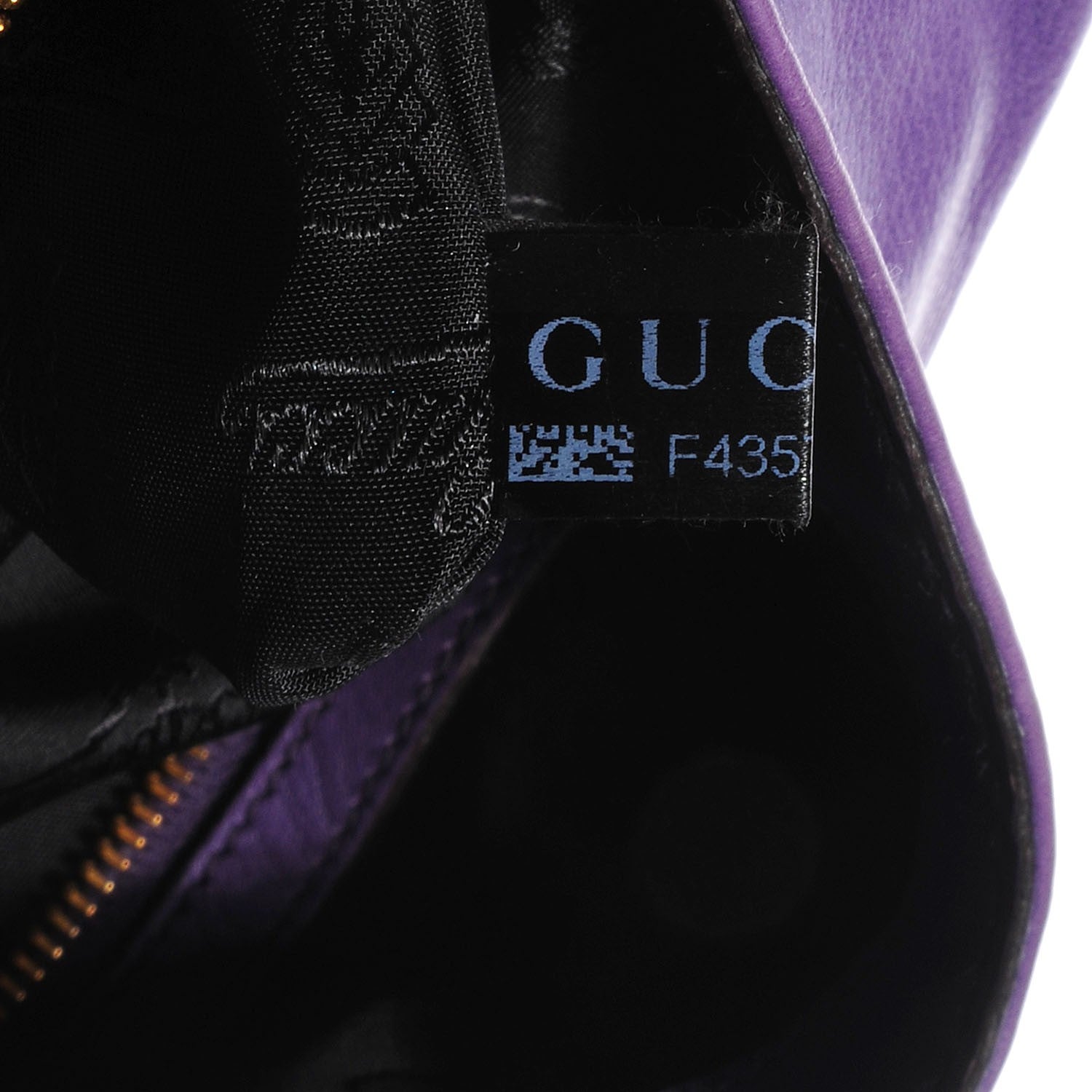 Gucci Leather New Jackie Large Shoulder Bag Purple 7 of 9