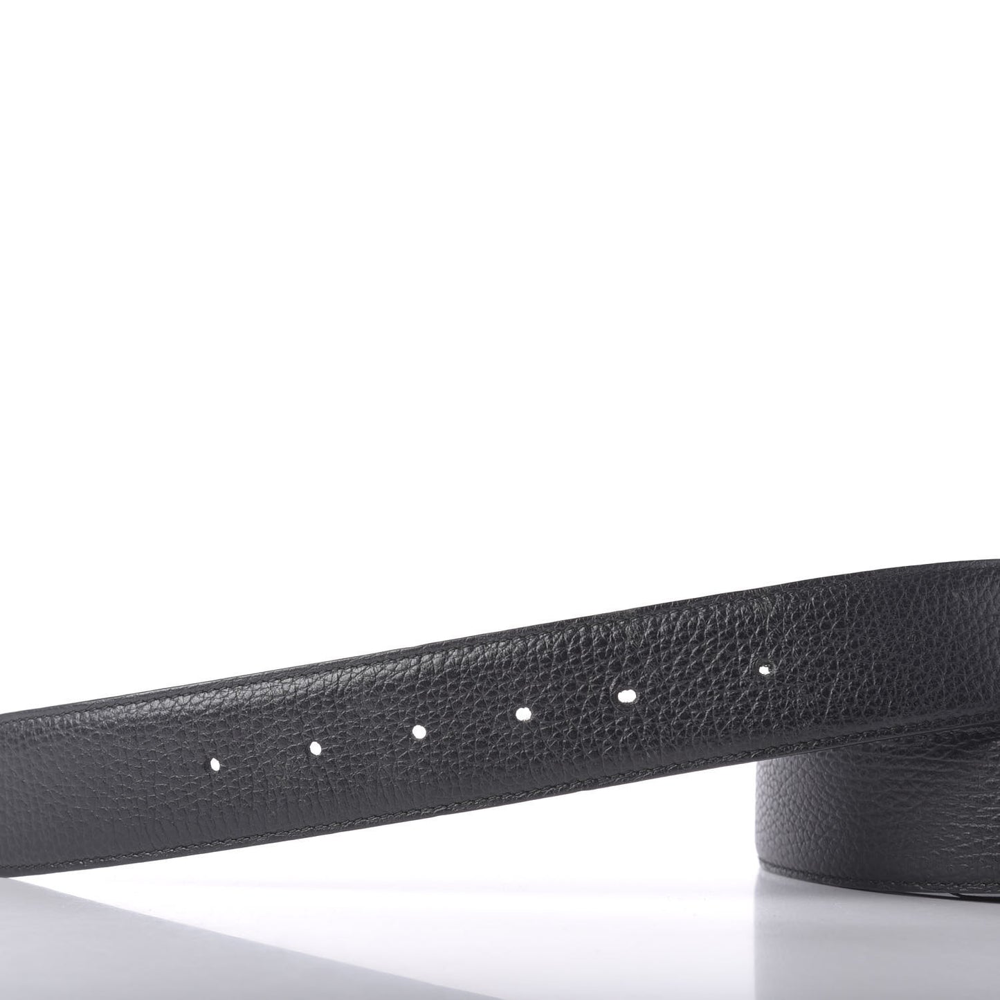Dollar Calfskin Interlocking G Belt 90 36 Black
