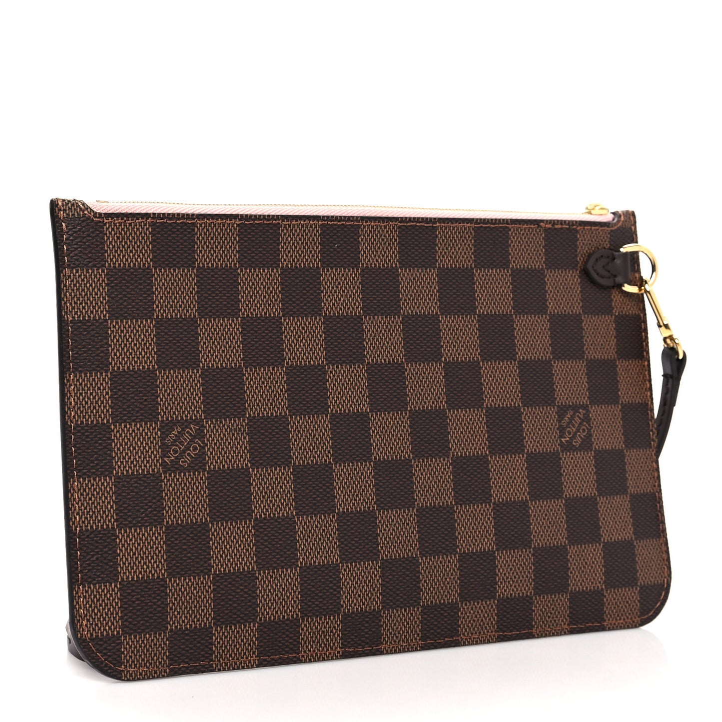 Damier Ebene Neverfull MM GM Pochette Rose Ballerine