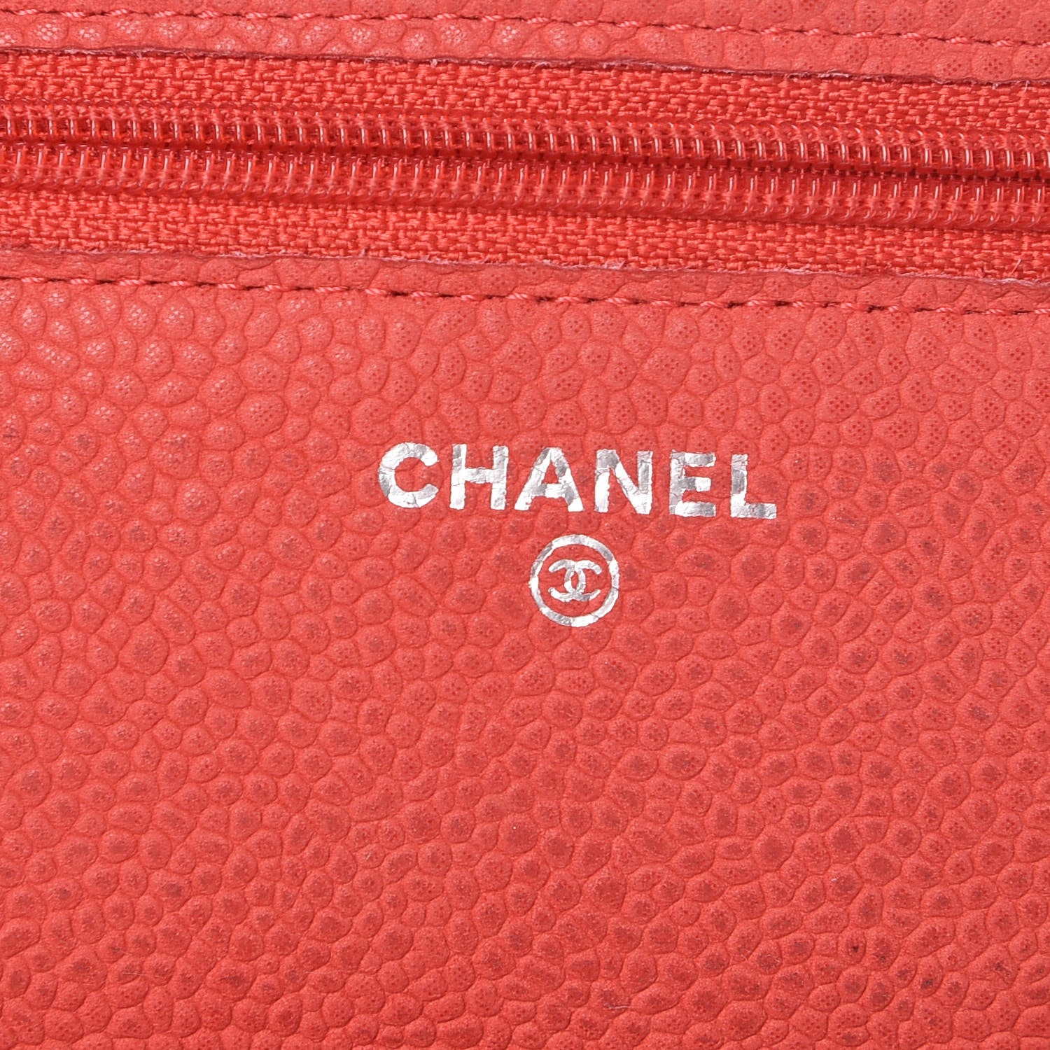 Chanel Iridescent Caviar Quilted Wallet on Chain WOC Pink 6 of 17