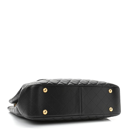 Chanel Caviar Quilted Flap Tote Black 3 of 11