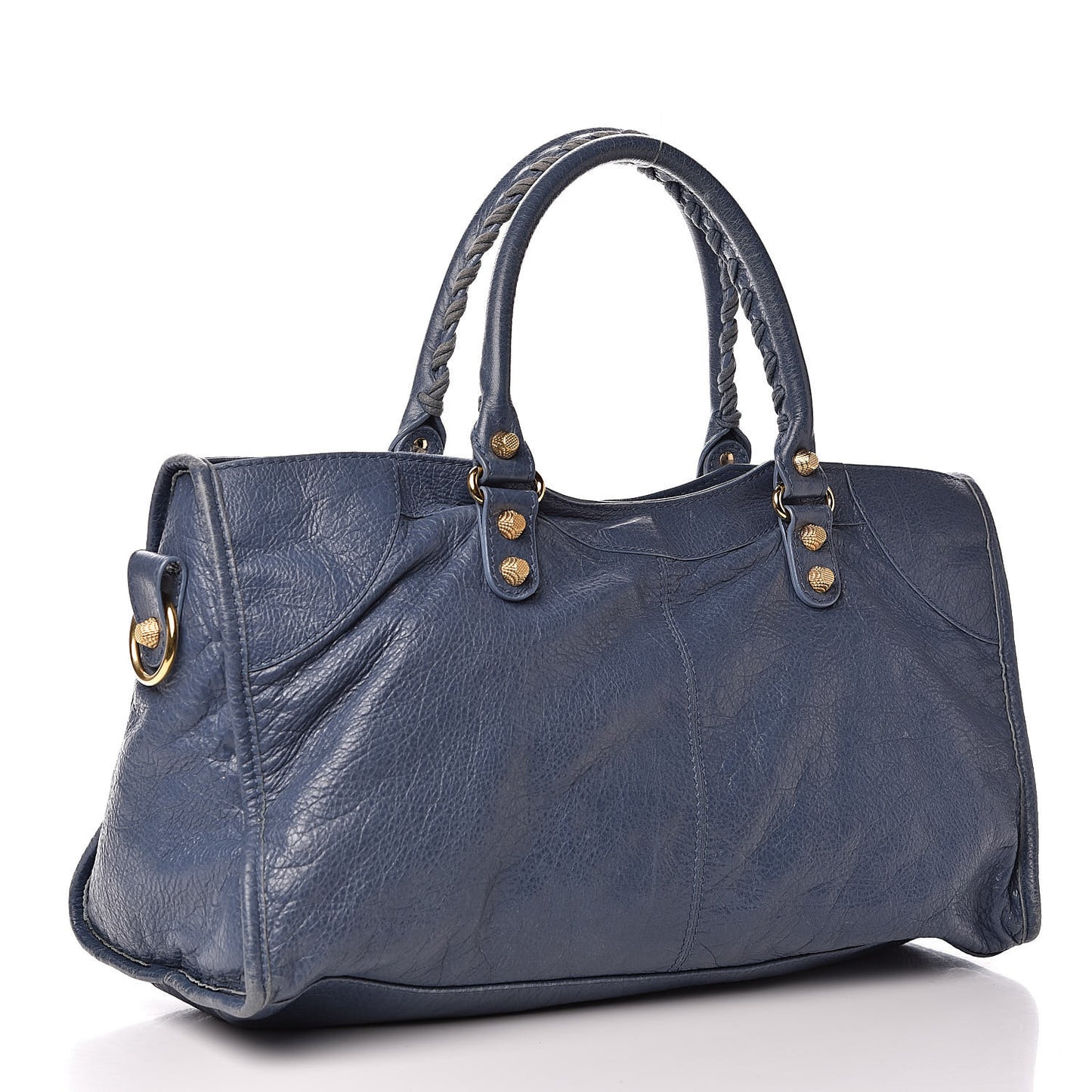 Agneau Giant 12 Gold Hardware Part Time Bleu Persan
