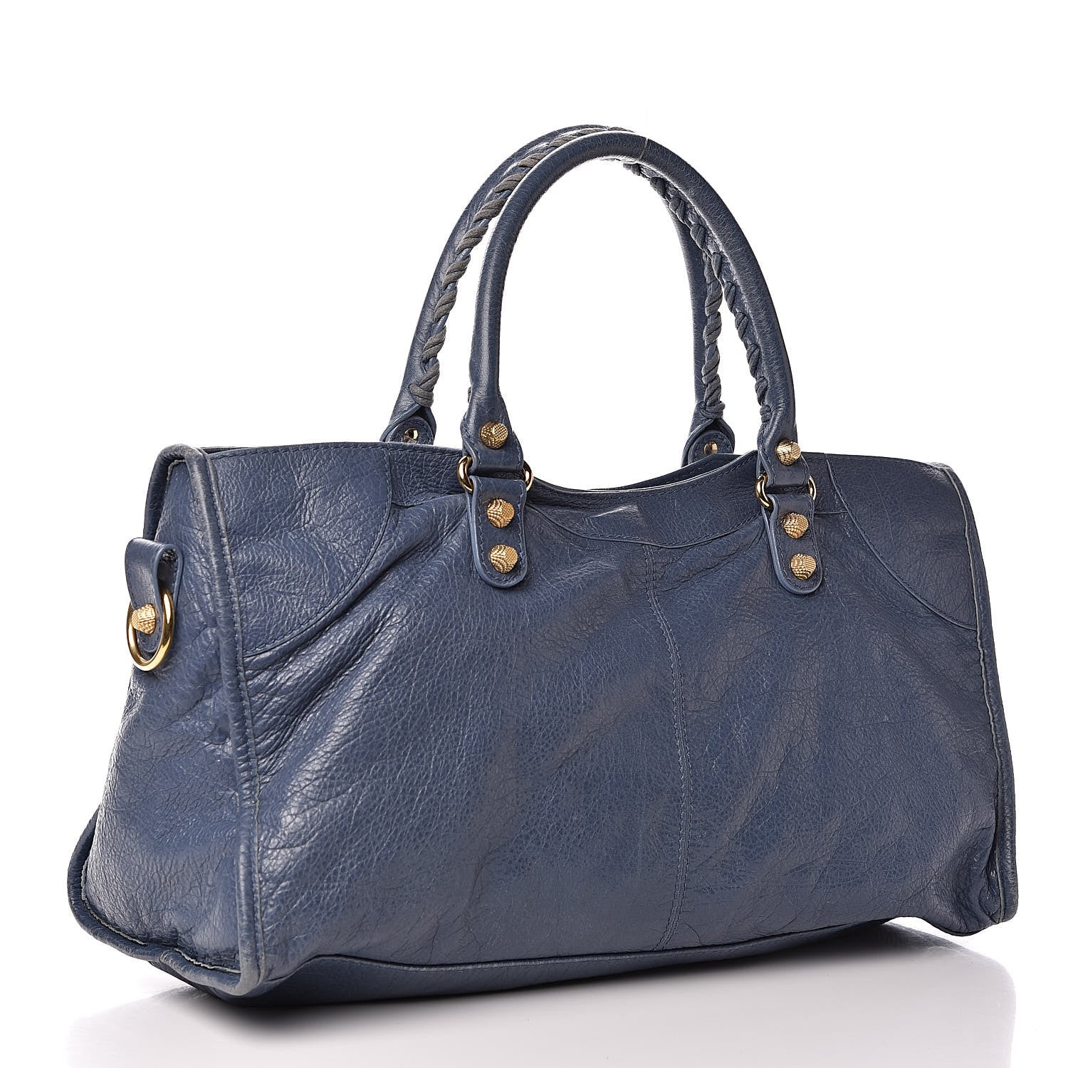 Balenciaga Agneau Giant 12 Gold Hardware Part Time Bleu Persan 3 of 16