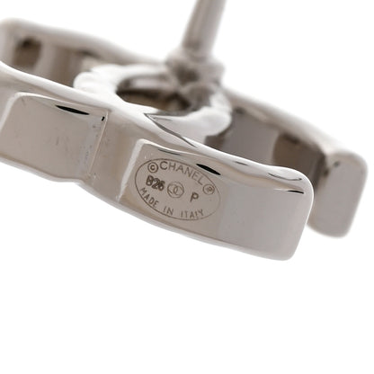 Chanel Metal CC Earrings Silver 4 of 5
