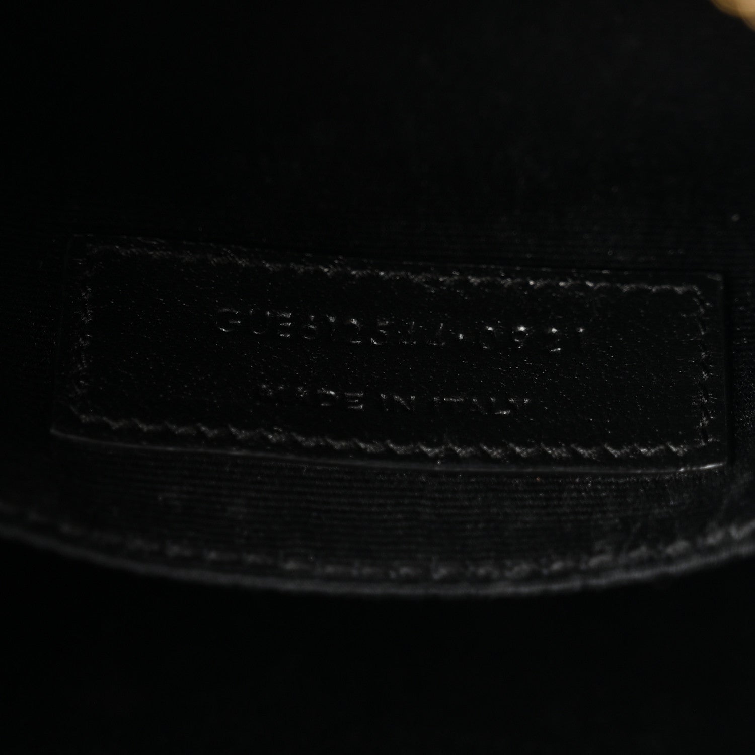 Saint Laurent Calfskin Matelasse Monogram Lou Camera Bag Dark Beige 7 of 10