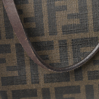 Fendi Zucca Spalmati Medium Roll Tote Tobacco Fuxia 12 of 17