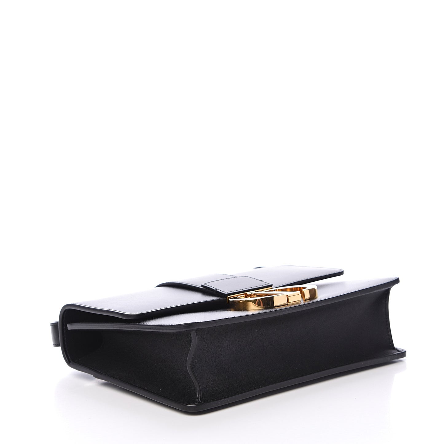 Smooth Calfskin 30 Montaigne Flap Bag Black