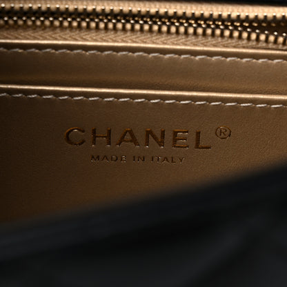 Chanel Lambskin Quilted Enamel Mini Pearl Crush Flap Black 5 of 10