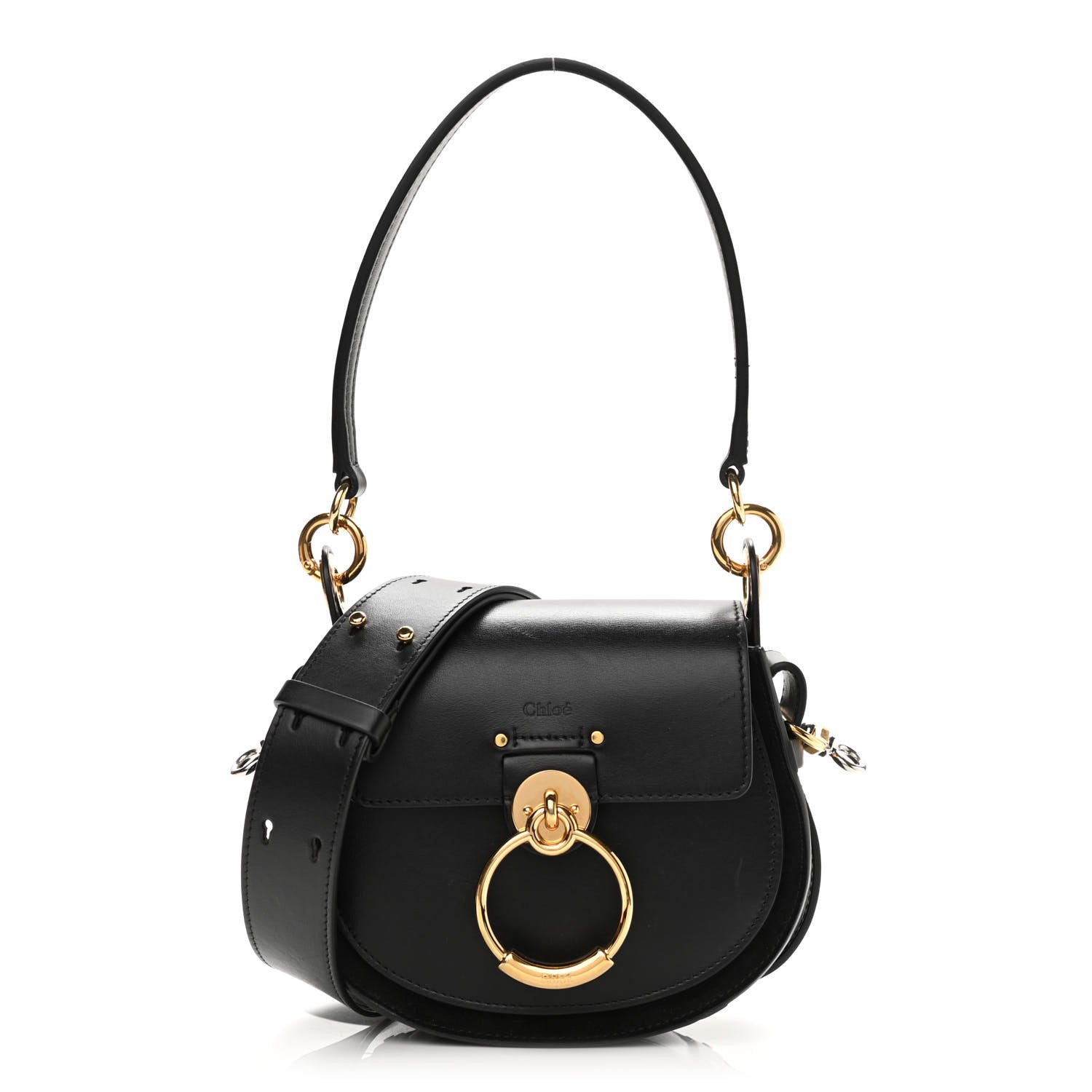 Chloe Calfskin Small Tess Bag Black 1 of 29