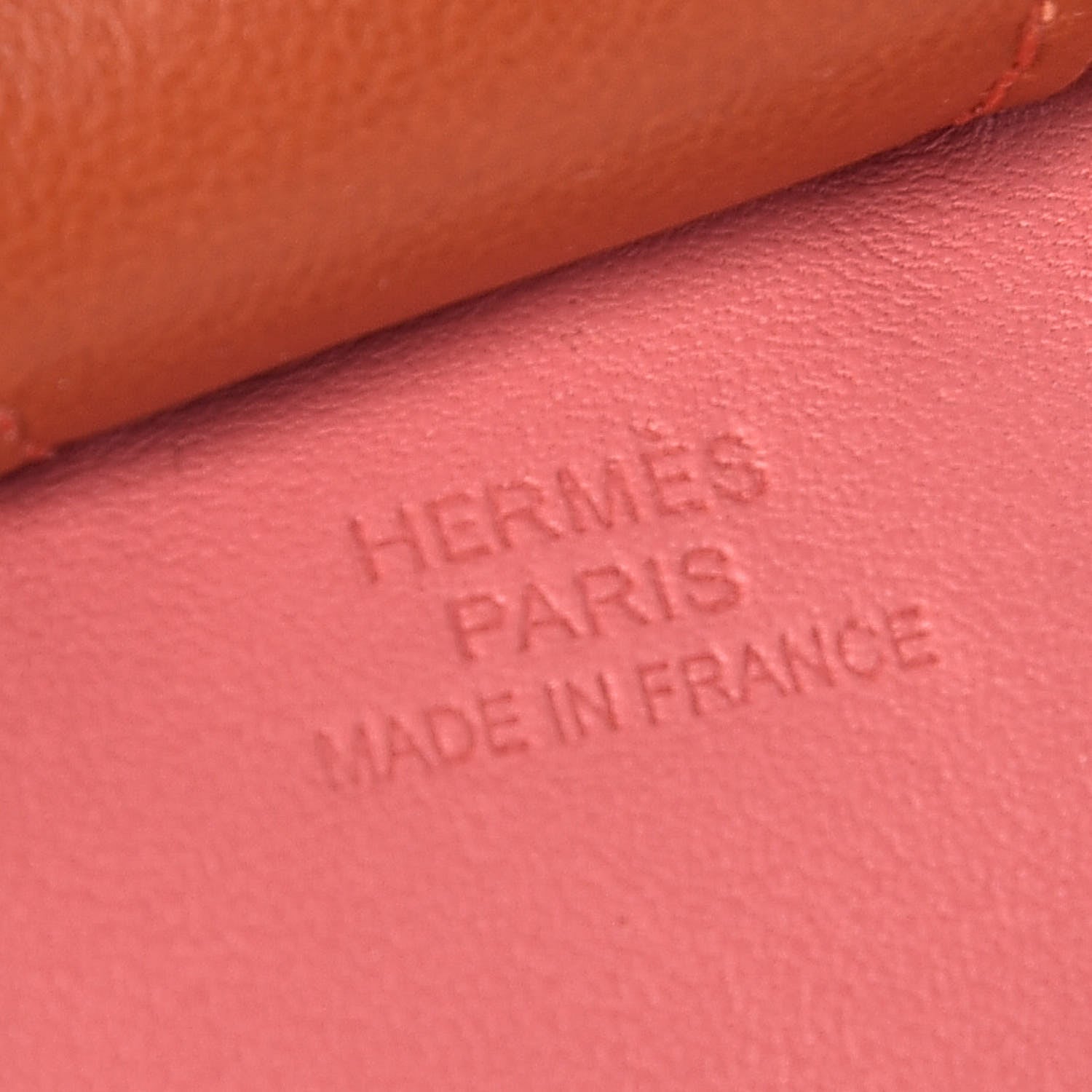 Hermes Milo Lambskin Grigri Rodeo Bag Charm MM Rose Azalee Cornaline Bleu De Malte 3 of 4