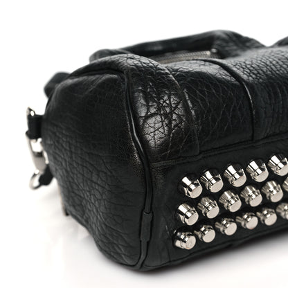 Alexander Wang Pebbled Lambskin Mini Rockie Black Rhodium Hardware 8 of 12