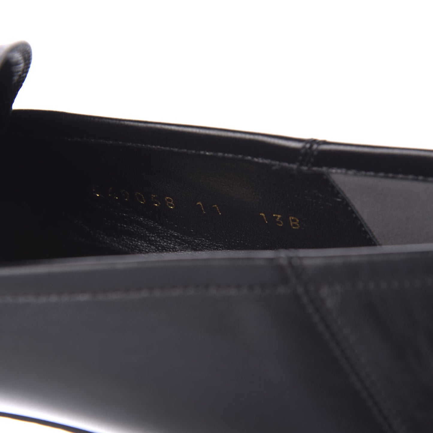 Goatskin Tiger Embroidered Mens Horsebit Loafers 11 Black