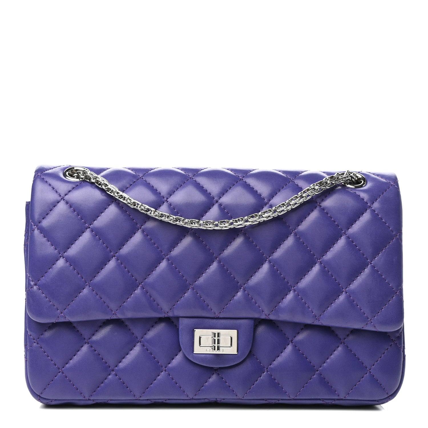 Chanel Lambskin Quilted 2.55 Reissue 226 Flap Purple 1 of 9