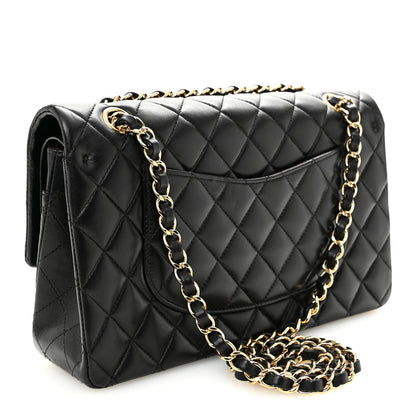 Chanel Lambskin Quilted Medium Double Flap Black 3 of 11