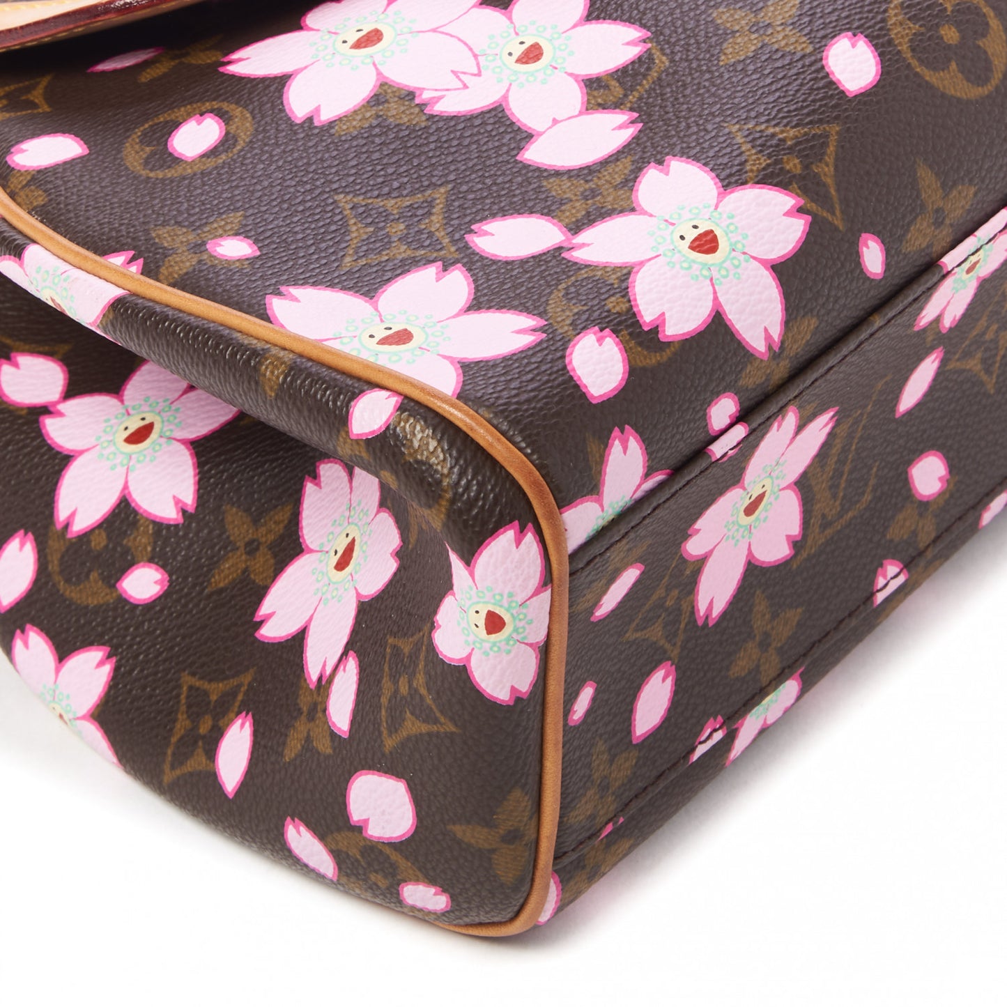 Monogram Cherry Blossom Sac Retro Bag Brown
