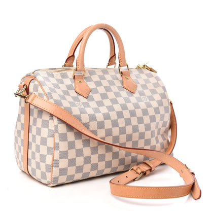 Louis Vuitton Damier Azur Speedy Bandouliere 30 3 of 16
