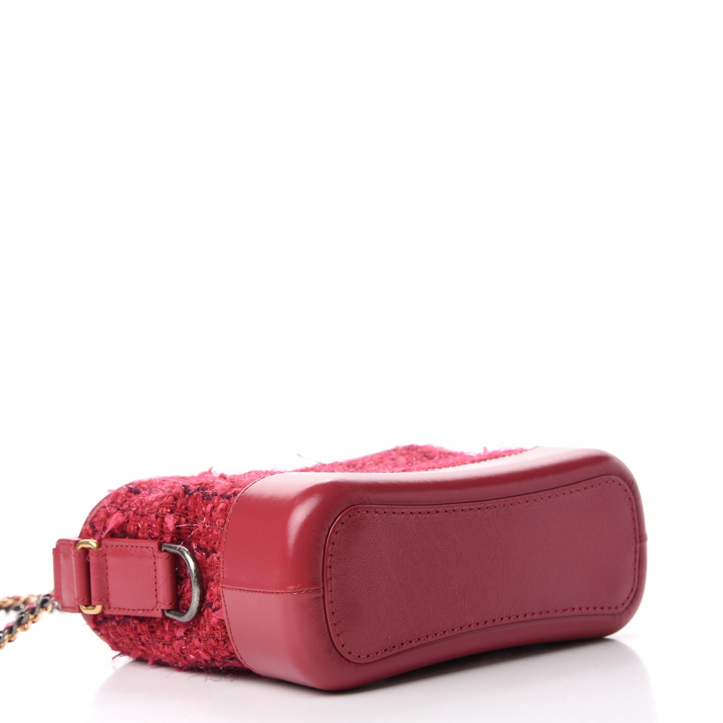 Tweed Calfskin Small Gabrielle Hobo Pink