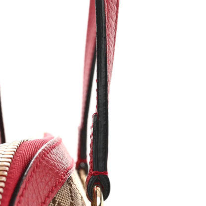 Gucci Monogram Medium Bree Shoulder Bag Red 13 of 14