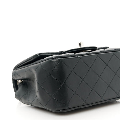 Chanel Lambskin Quilted Mini Square Flap Black 10 of 12